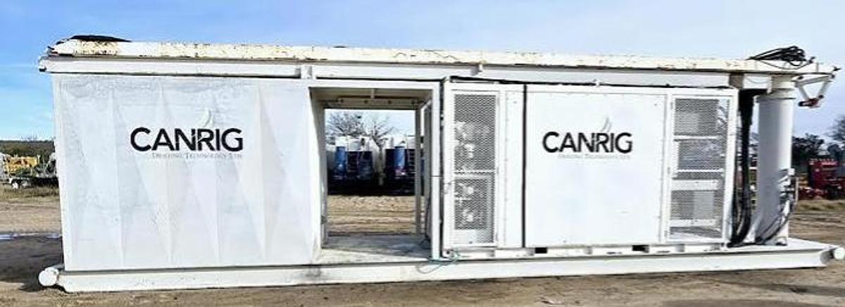 Used 2010 Canrig 1250AC-681 Top Drive with Frequency Cabinet