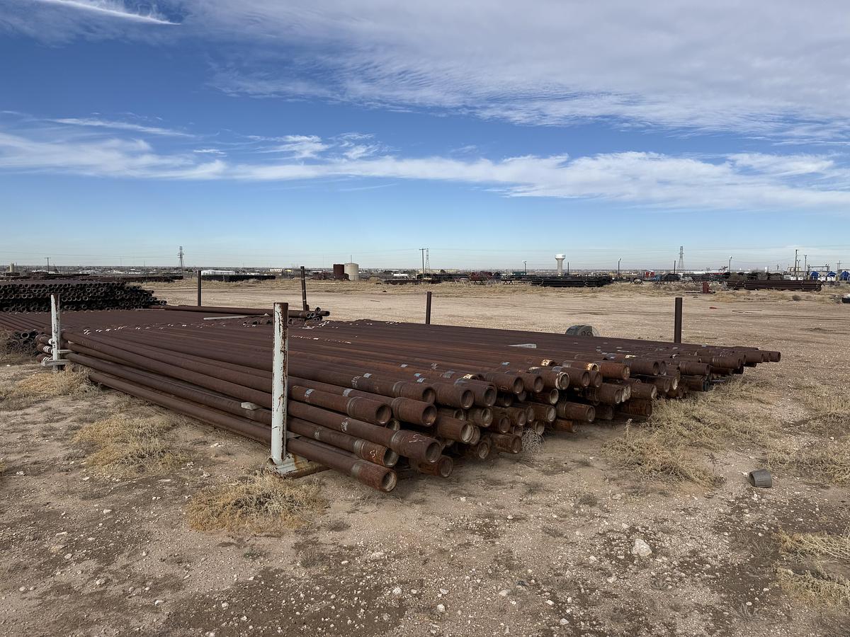 Used 4-1/2" Drill pipe Rack D
