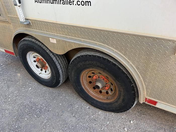 Used 2007 Aluminum Dog House Trailer 20 ft T/A
