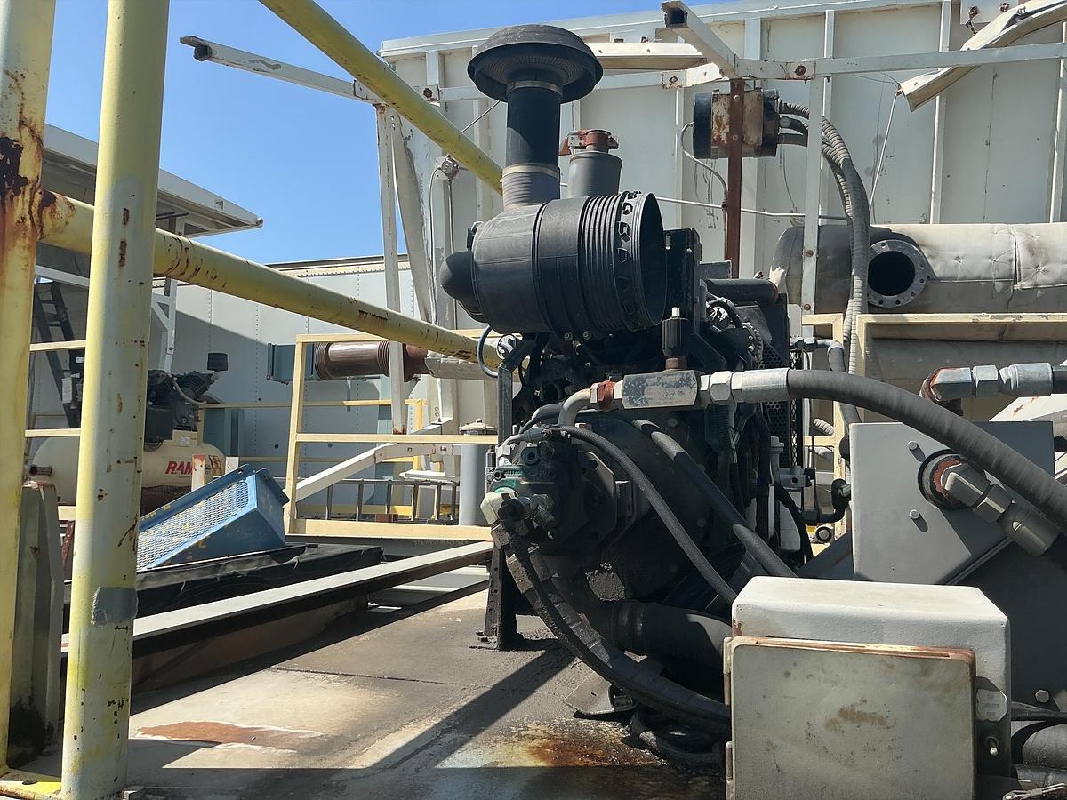 Used Deutz Diesel Engine on Skid
