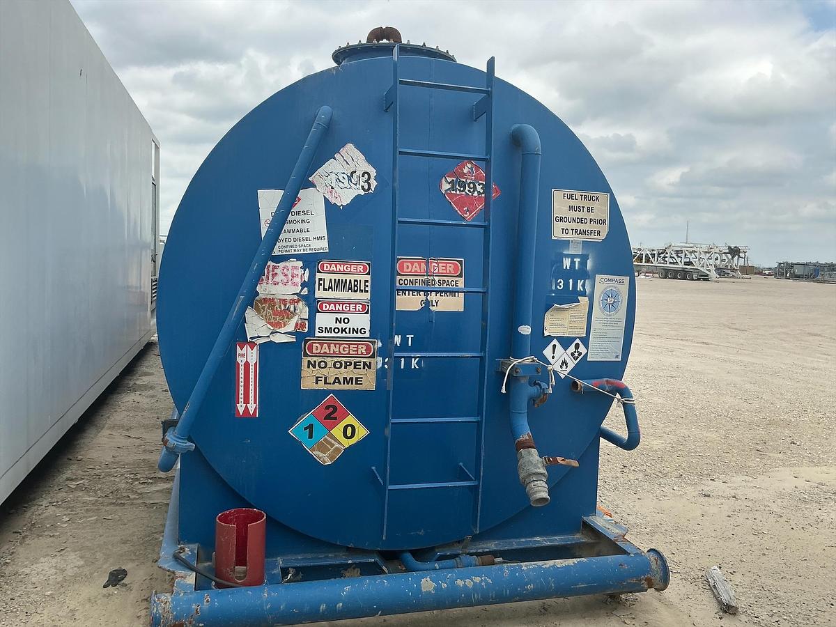Used Fuel Tank, Welded Steel, H&P