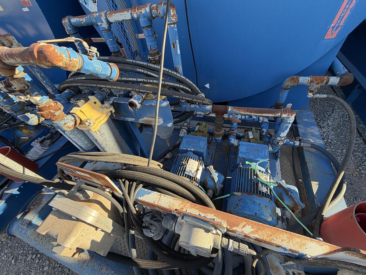 Used 15,000 Gallon Skidded Diesel Fuel Tank