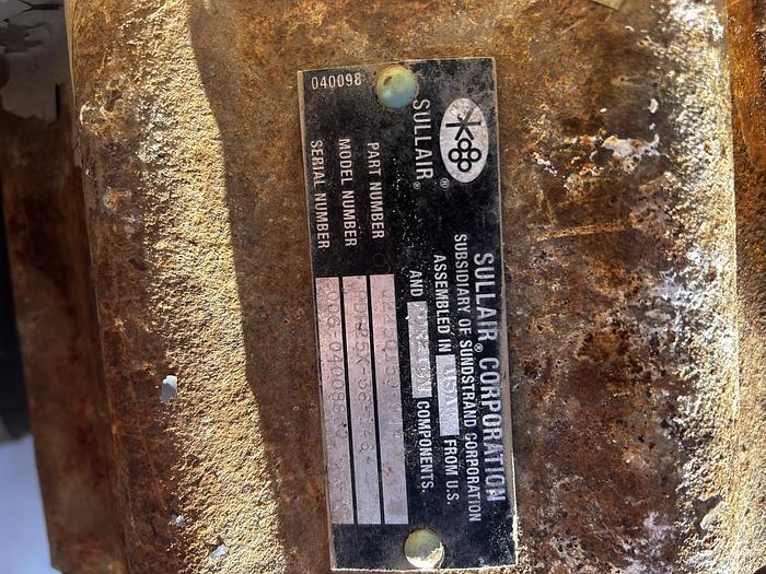 Used Sullair 2DR25X-36-146 compresor end