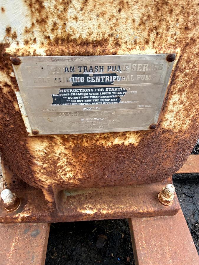 Used Titan Trash TTP-4 Centrifugal Pump 