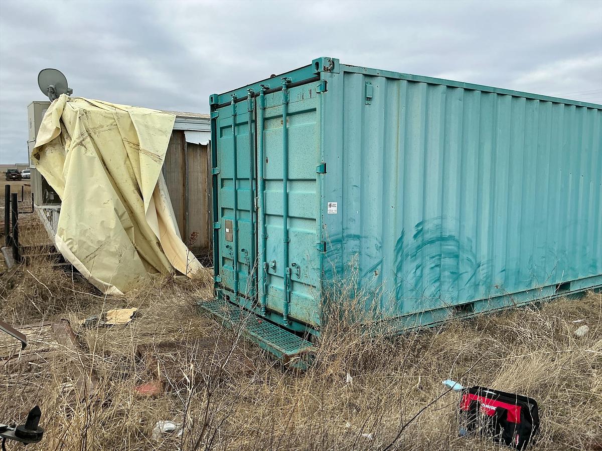 Used Welded Steel Connex w/Misc.