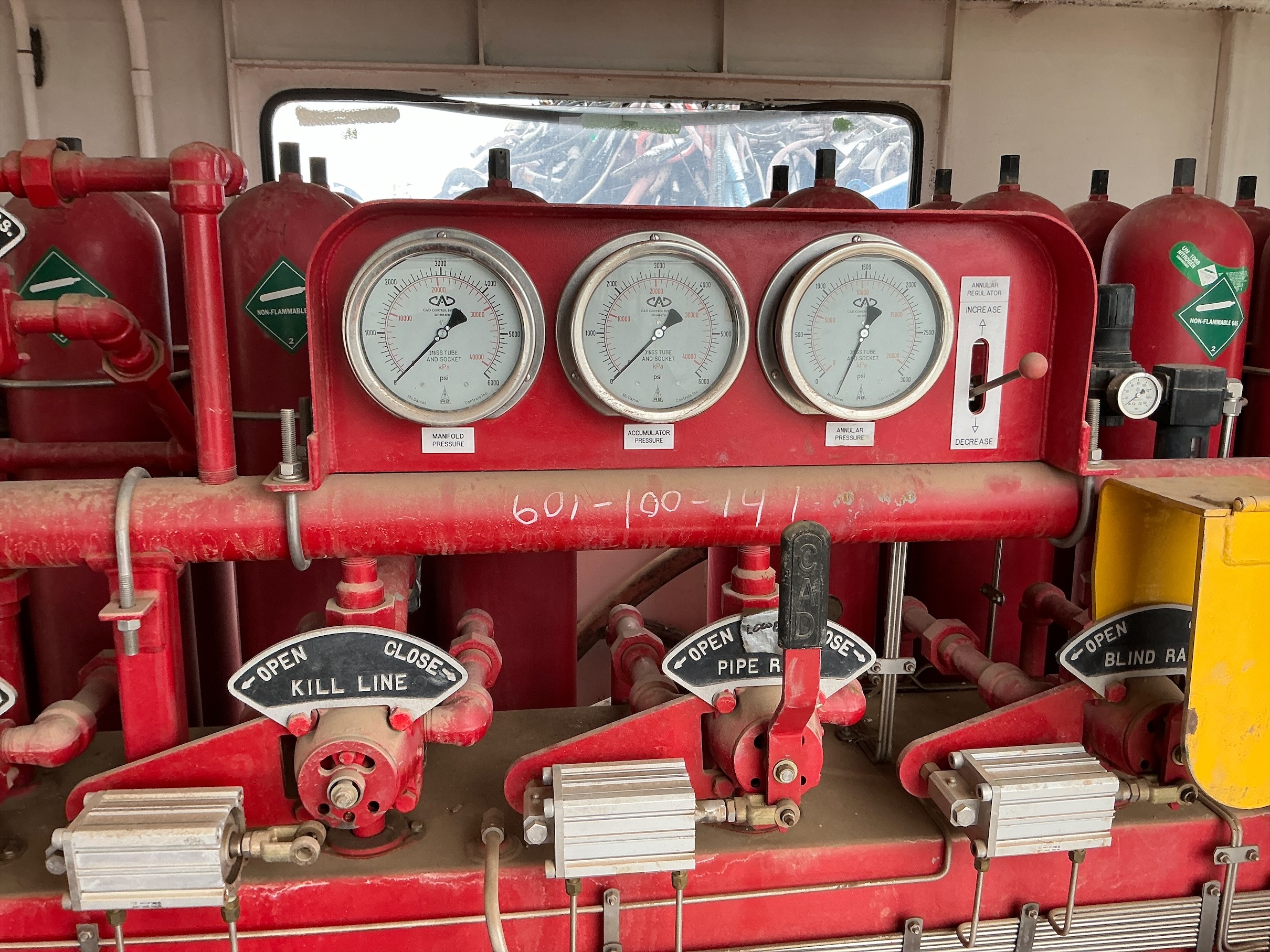 Used 6 Station Koomey/Accumulator CAD Control