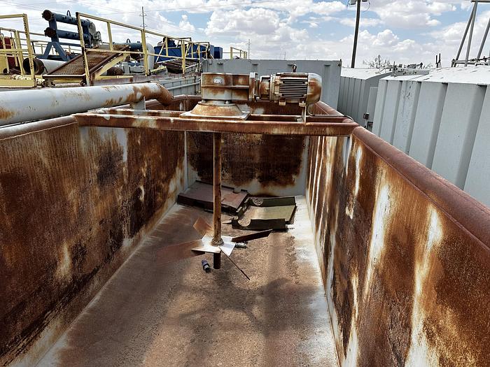 Used Trip Tank 160 BBL, HOPPER, AGITATOR