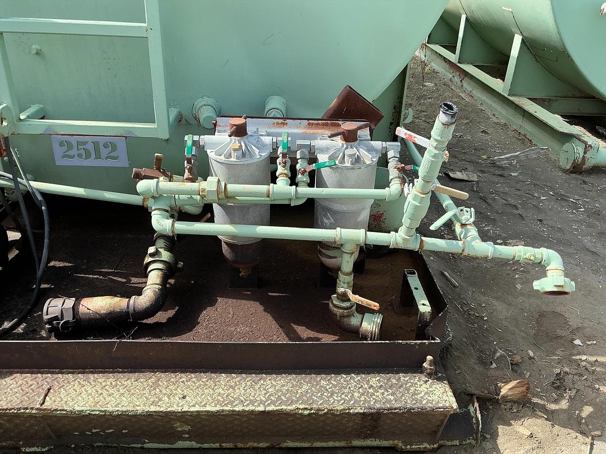 Used Welded Steel 15,000 Gallon Diesel Fuel Tank