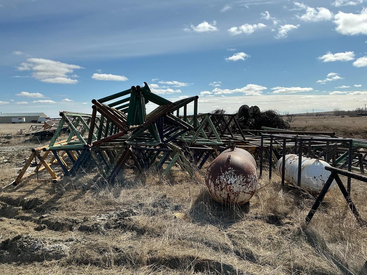 Used Welded Steel Pipe Racks Stock #4886-181