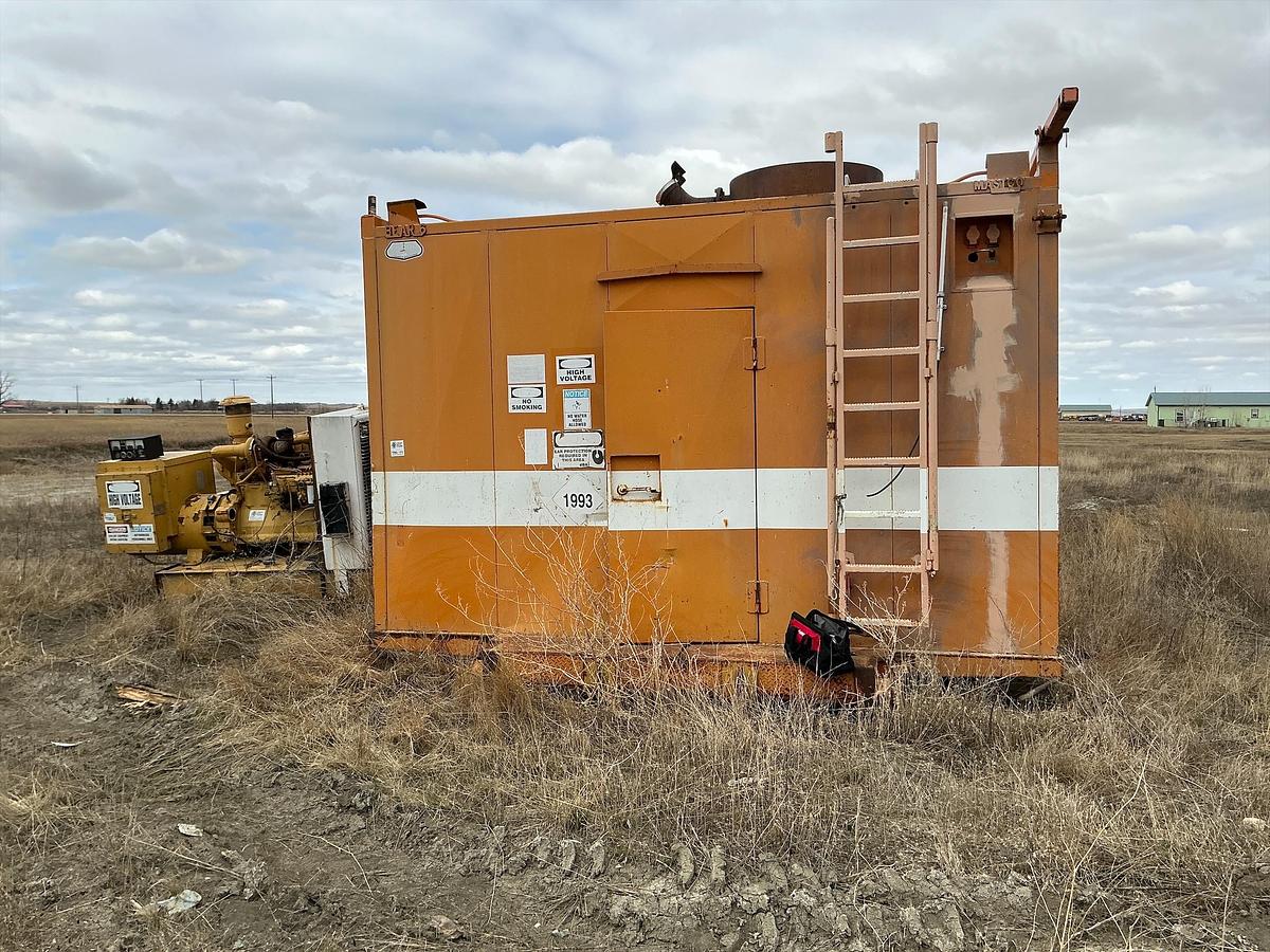 Used Welded Steel Pump Skid