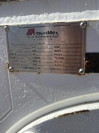 Used Amerimex 1000 hp Traction Motor