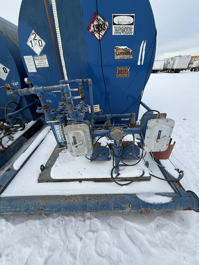 Used Skidded 15,000 Gallon Diesel Fuel Tank