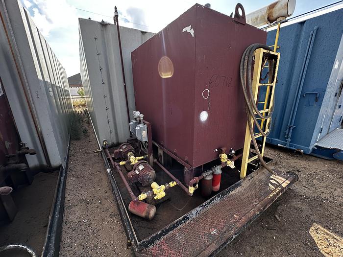 Used Skidded Fuel Tank 13,800 Gallon Diesel Tank