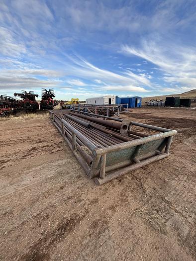 Used Pipe Tub with Drill Pipe