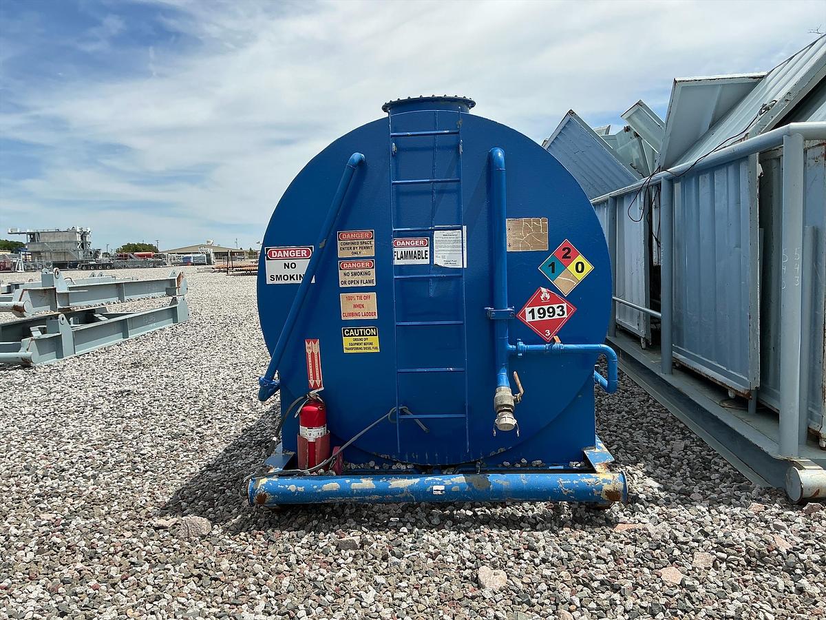 Used Welded Steel Fuel Tank on Skids