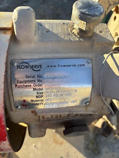 Used FLOWSERVE 3x1.5 Cetrifugal Pump
