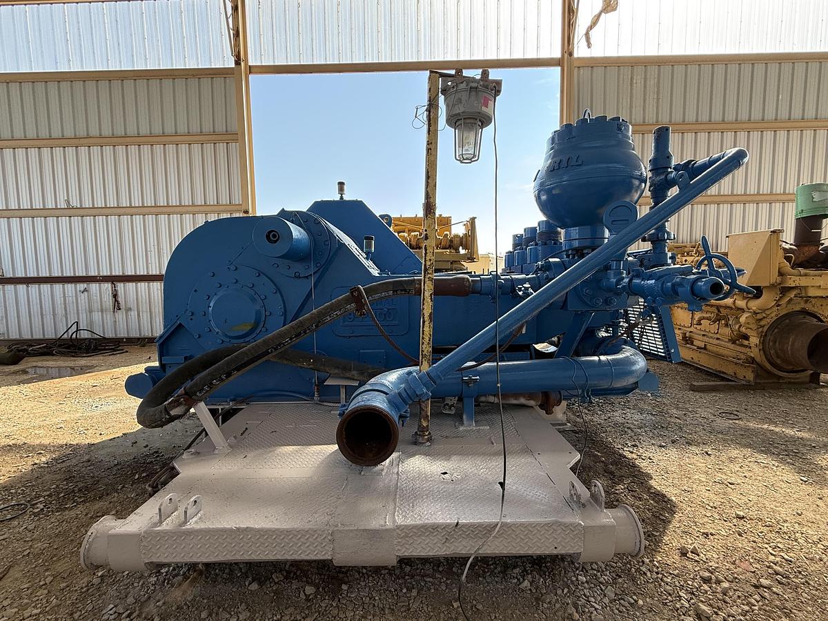 Used National Oilwell 9-P-100 Triplex Mud Pump
