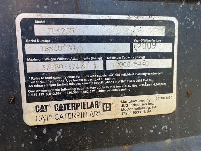 Used 2009 Cat TL1255