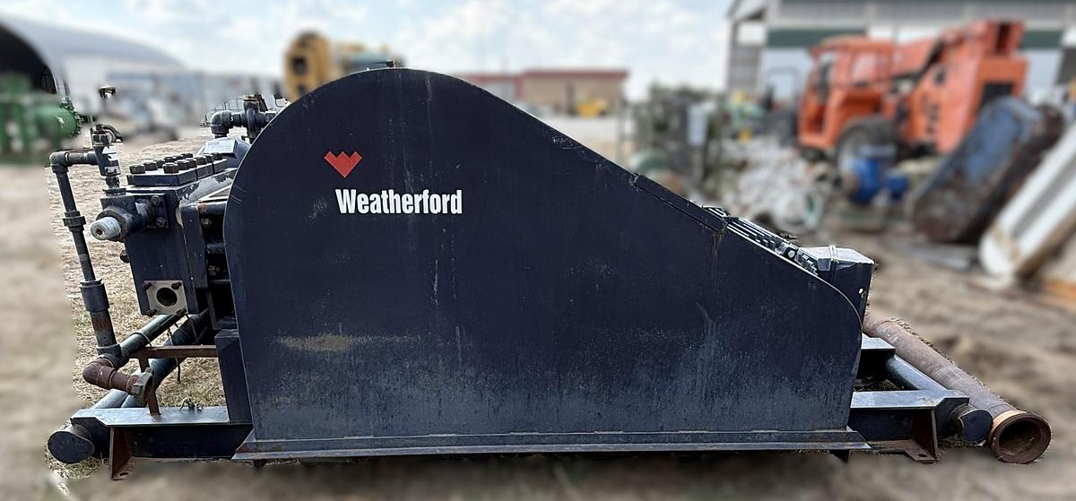 Used Weatherford T125 Triplex Mud Pump