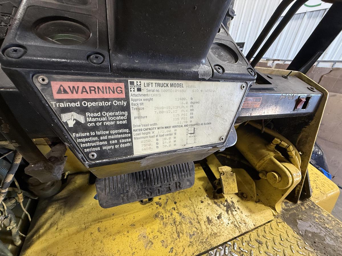 Used Hyster H80XL FORKLIFT