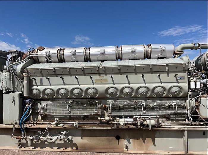 Used Electro-Motive Diesel EMD 710-V20, 2700kw Generator