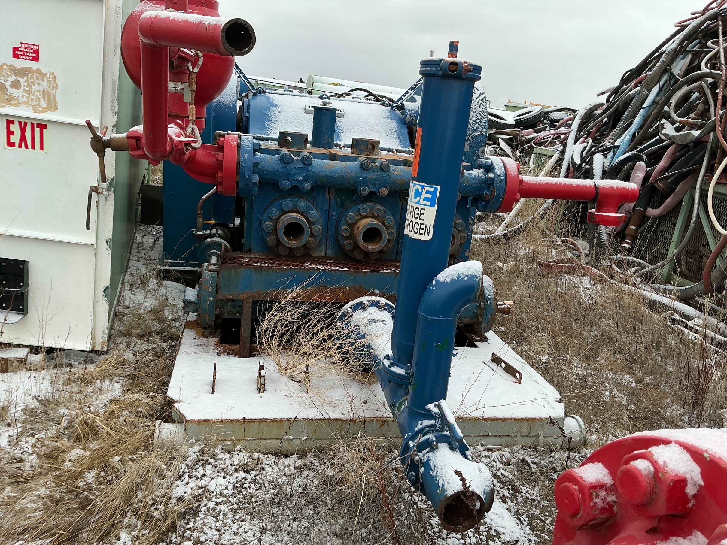 Used National Oil Well/Continental Emsco Mud Pump