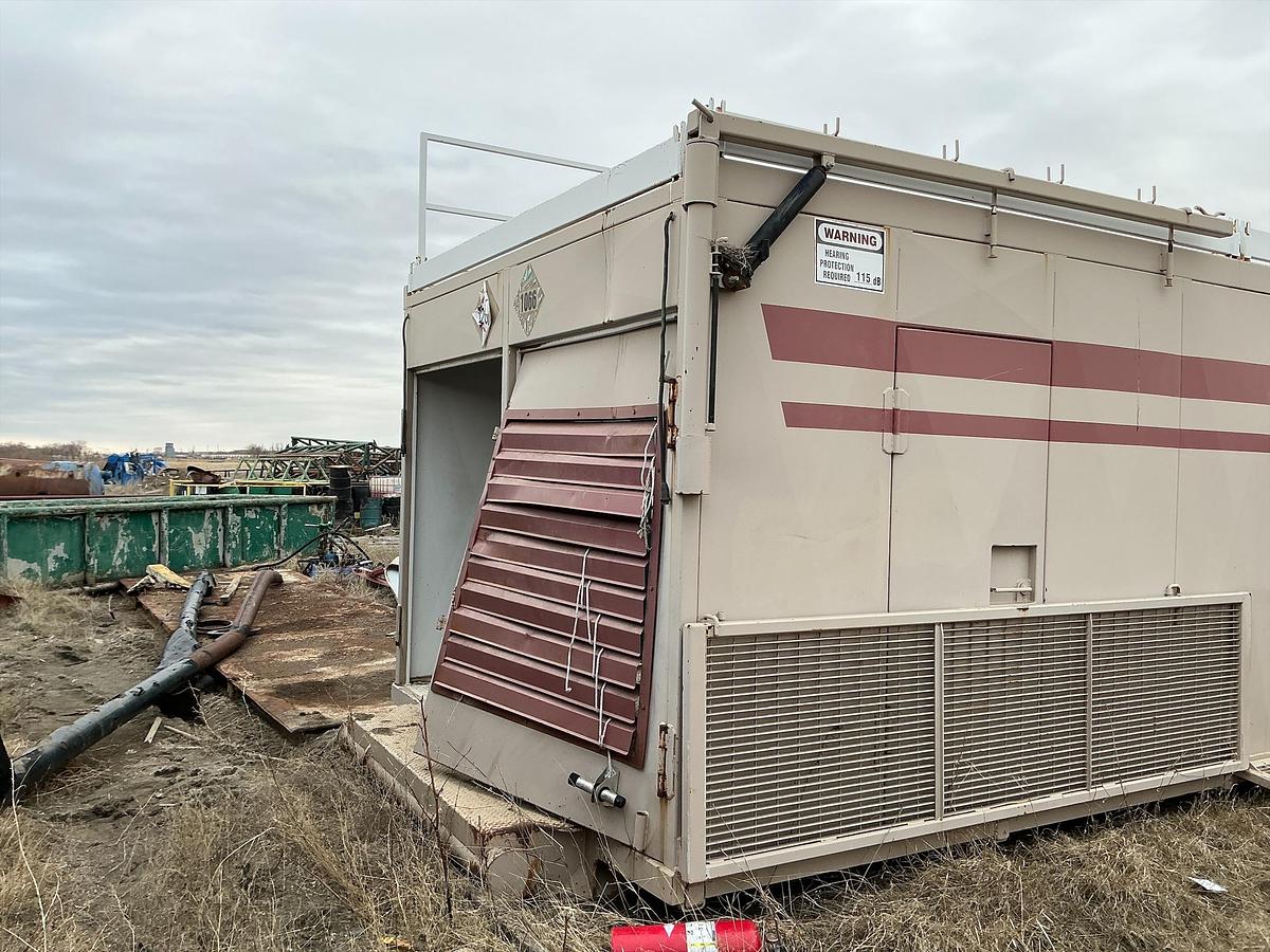 Used Welded Steel Generator Doghouse Combo