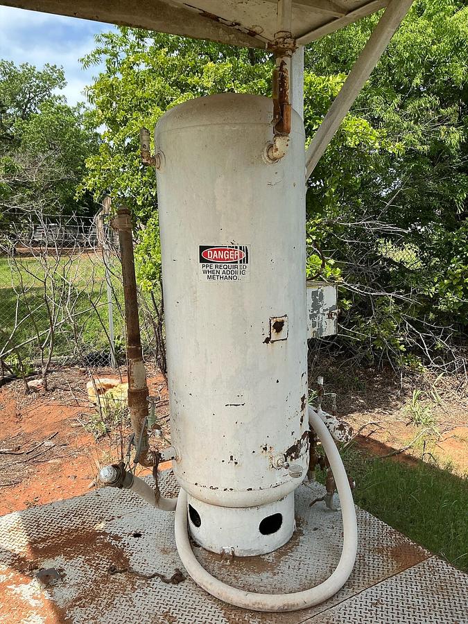 Used Empty Generator Shed on Skids