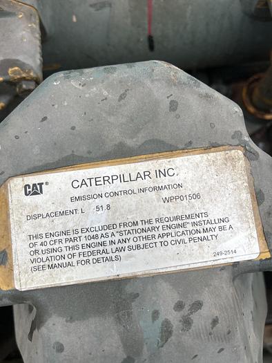 Used Cat G3512LE Natural Gas Engine