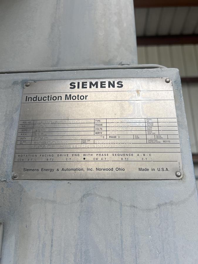 Used Siemens Induction Motor