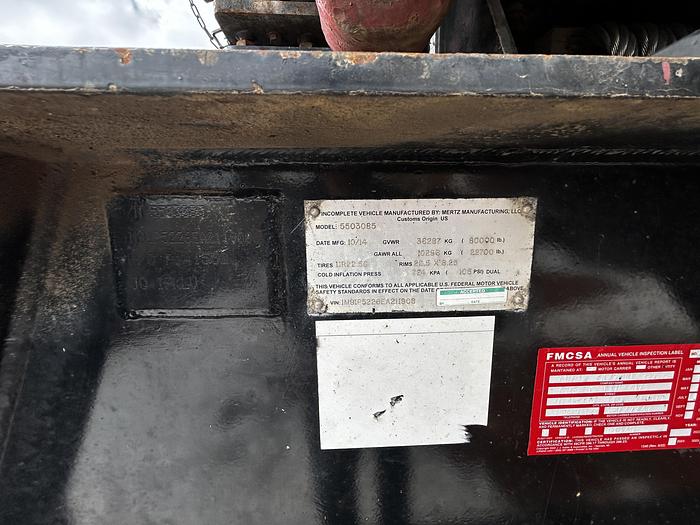 Used 2014 Mertz/ SPM 5503085 trailer