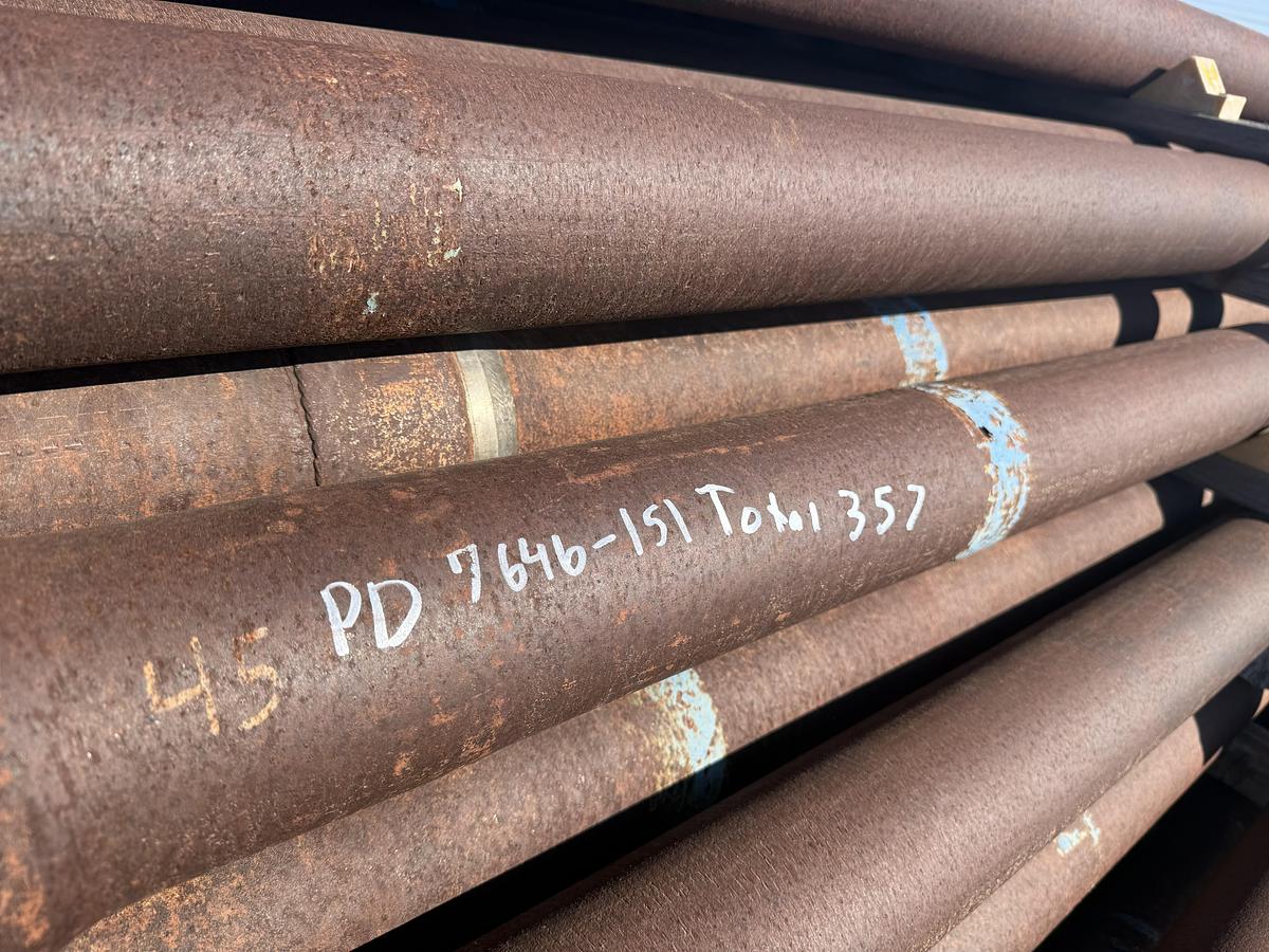 Used Drill Pipe 4-1/2 in - X-95 - Rack 50