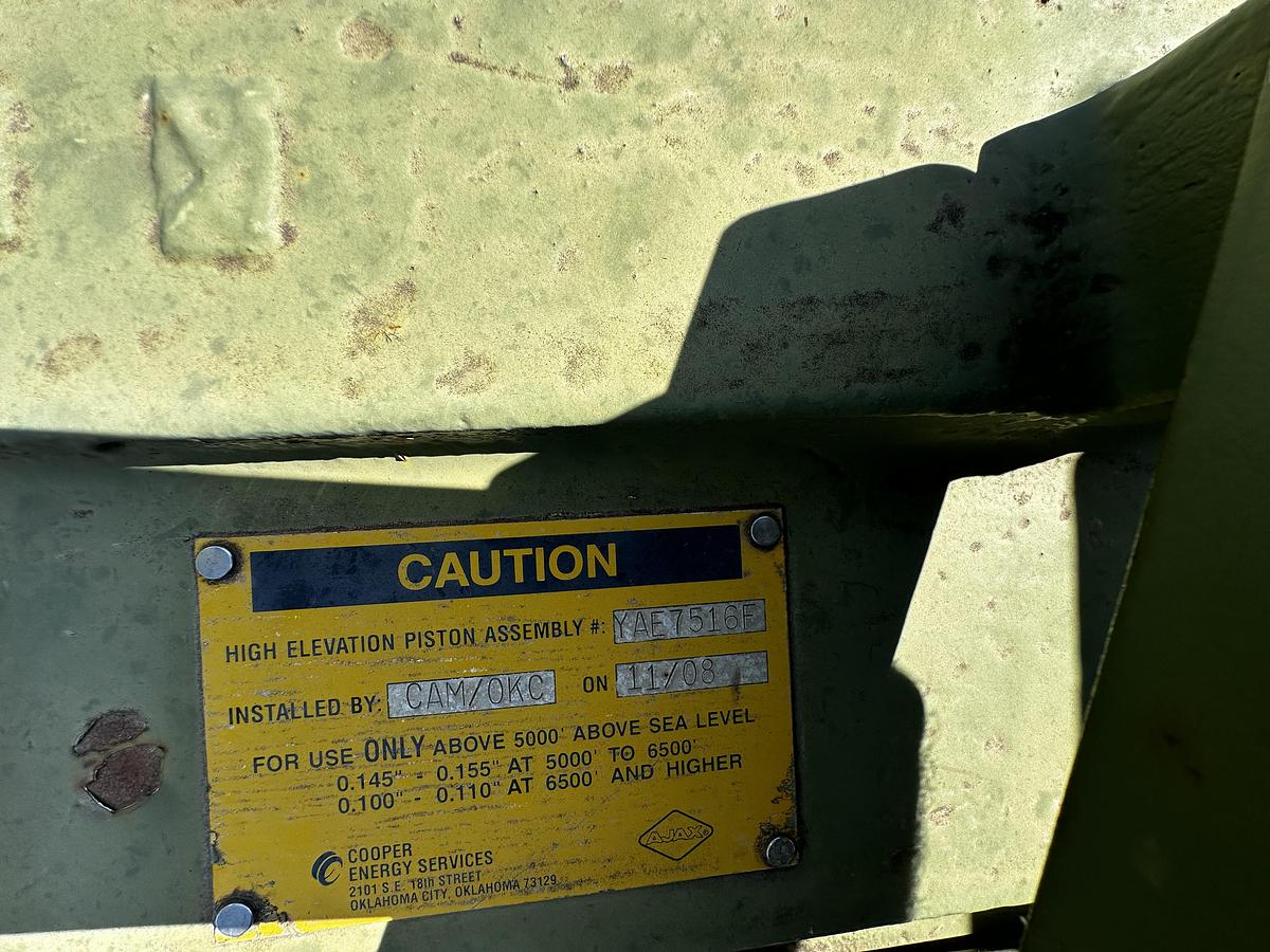 Used 2008 Ajax 2801LE-6500FT Two Stage Compressor