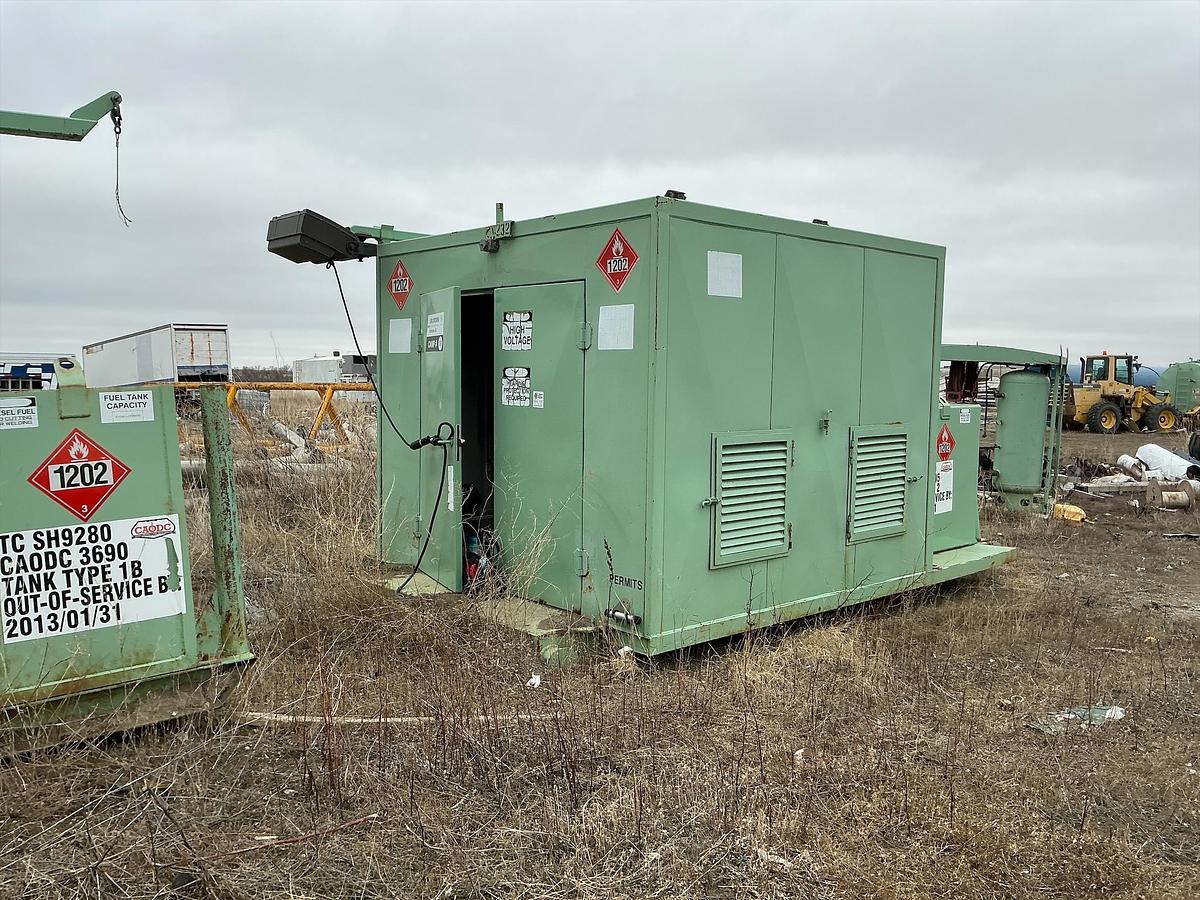 Used Welded Steel Gen Shed 