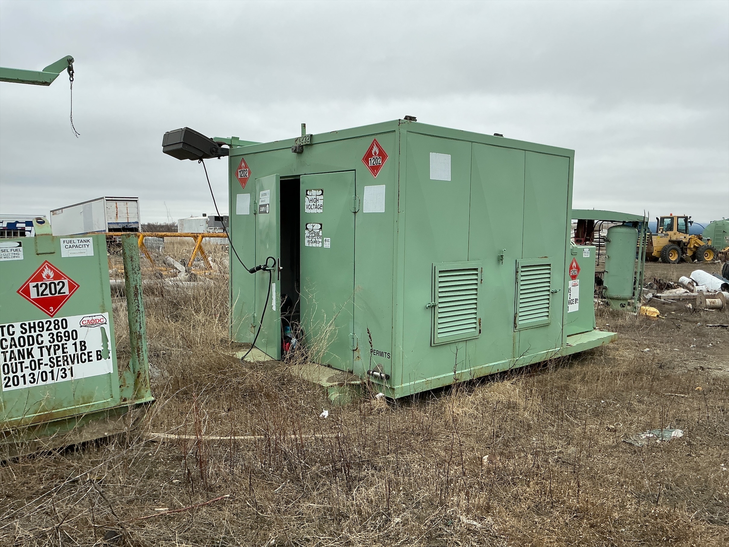 Used Welded Steel Gen Shed