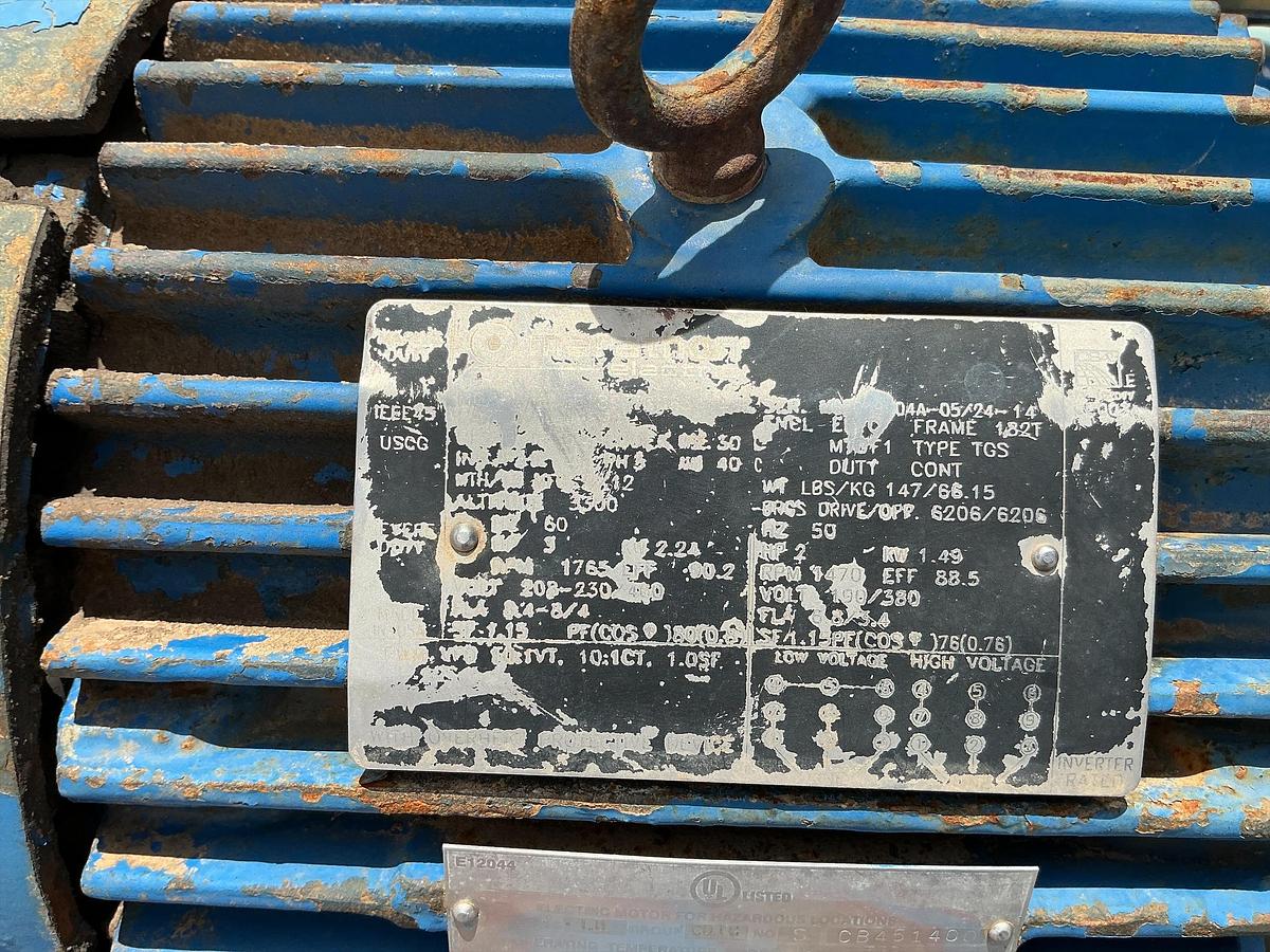 Used Welded Steel Fuel Tank on Skids