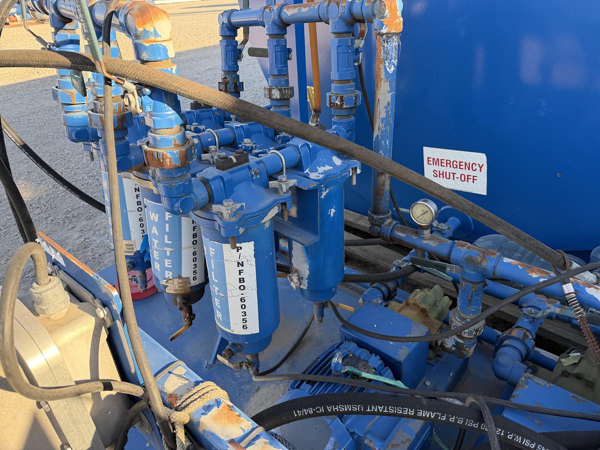 Used 15,000 Gallon Skidded Diesel Fuel Tank