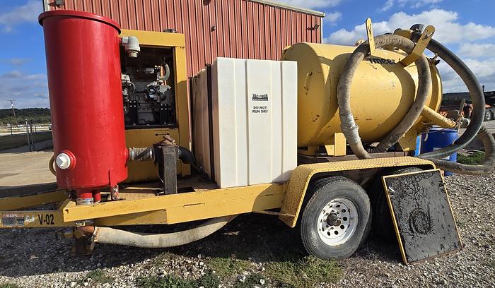 Used Vermeer vac trailer