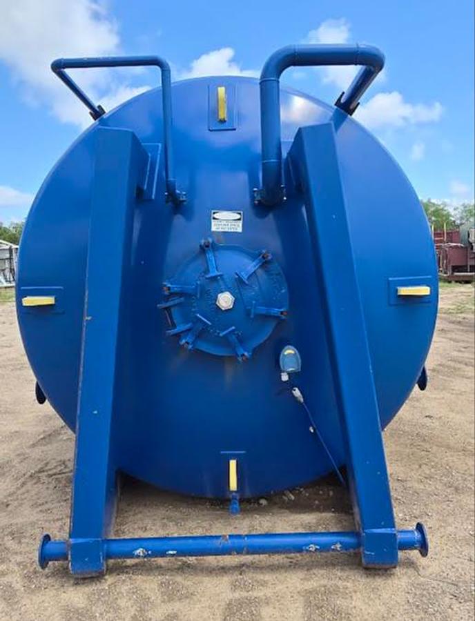 Used 425 Cu Ft Vertical Dry Friction Reducer Silo