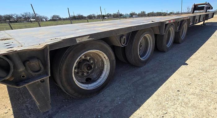 Used 2009 Nuttall Step Deck 4 Axel Trailer