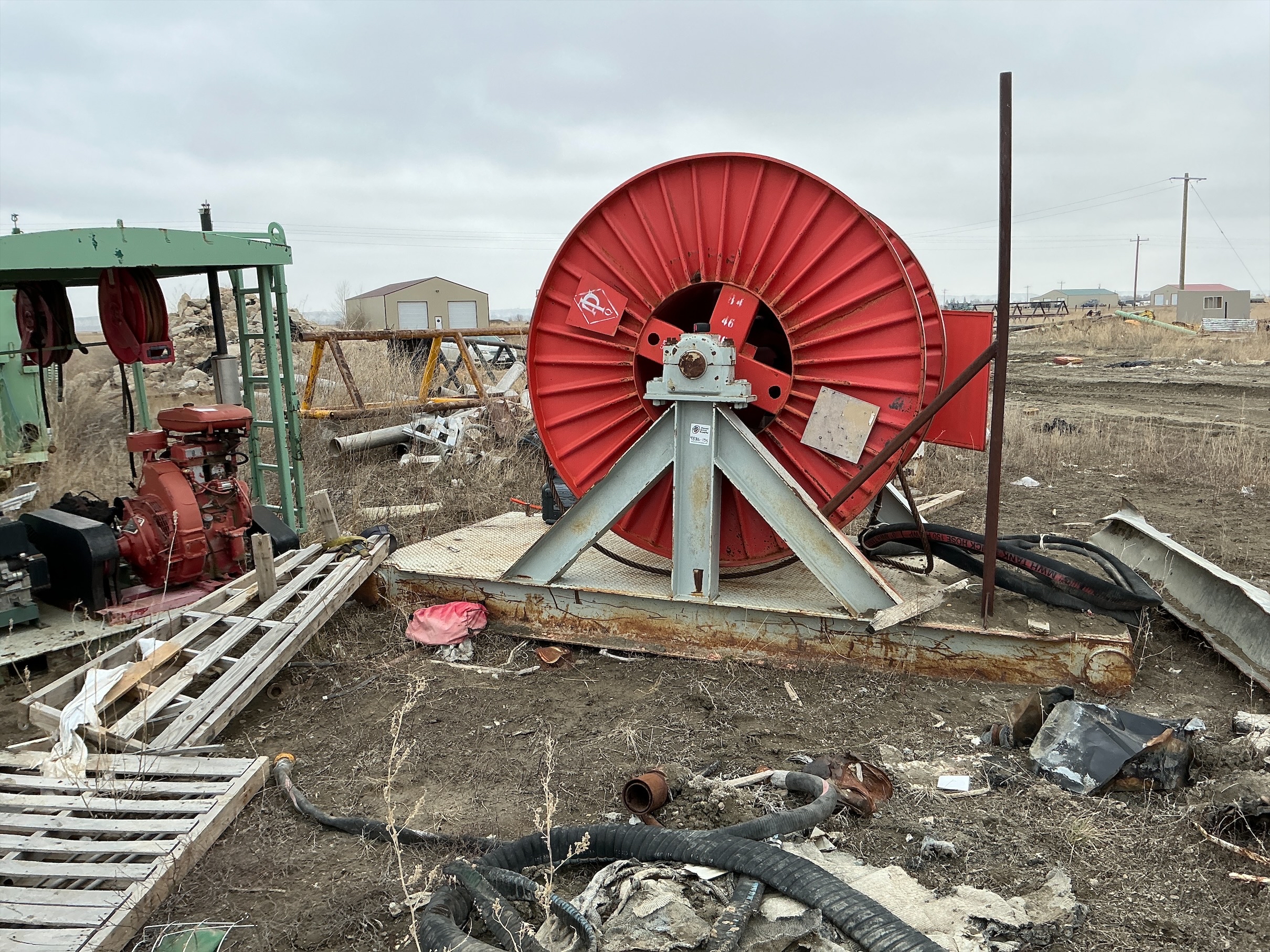 Used Wire Rope Drill Line Spool