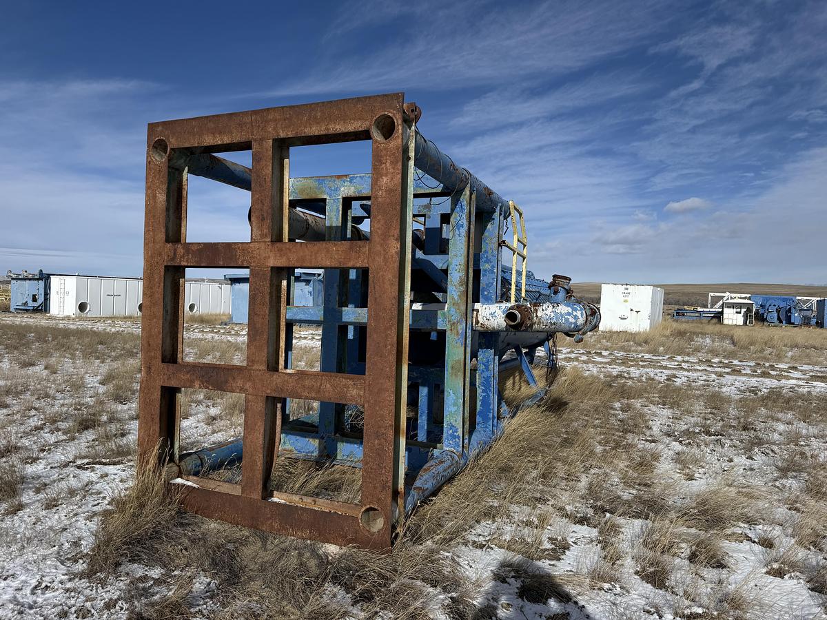 Used Gas Buster on Skid Rig #235 