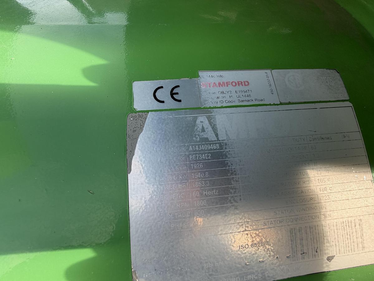 Used 2011 General Electric Jenbacher JGS 320 GS Natural Gas Generator 1712KW