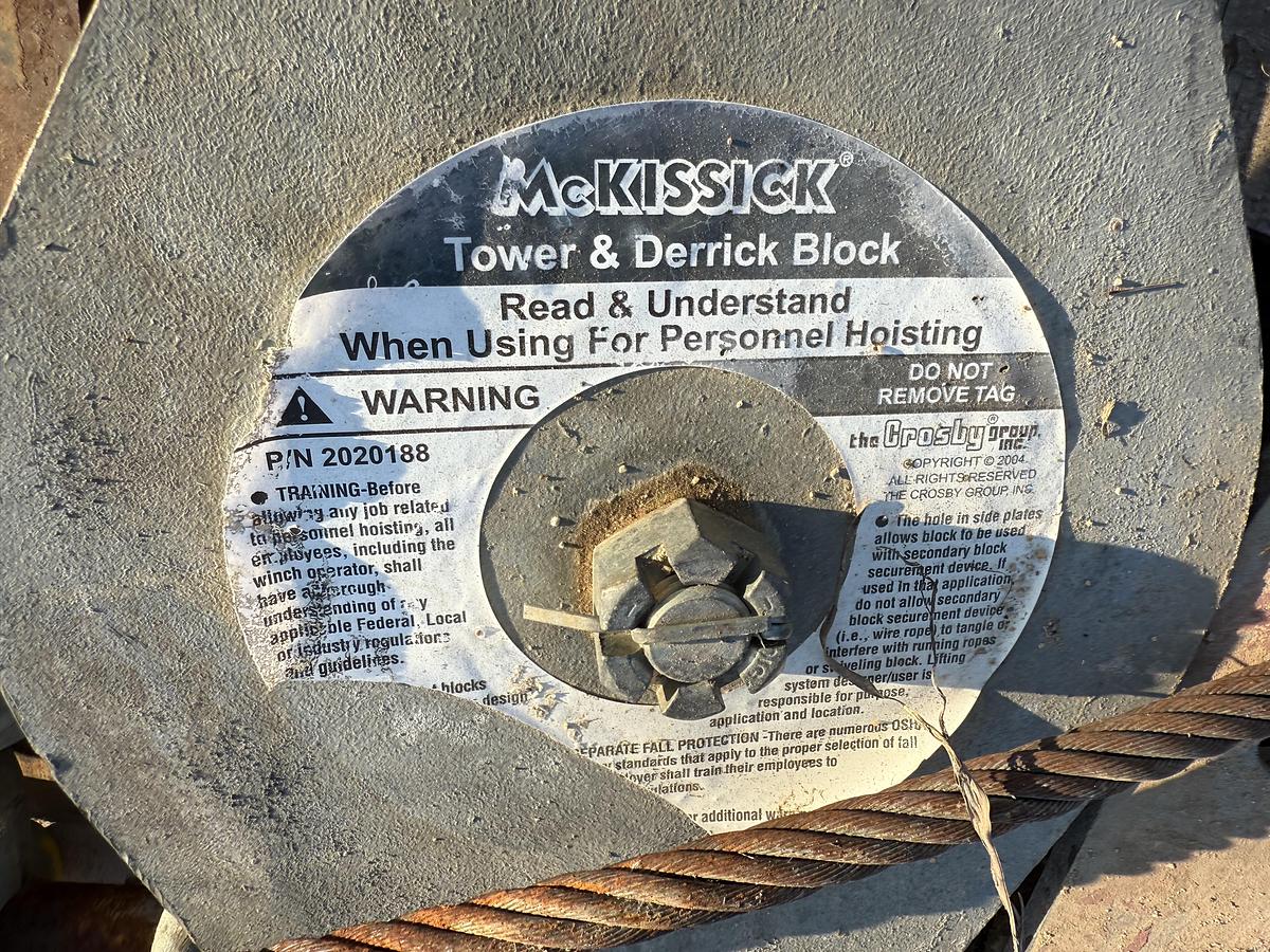 Used McKissick Tower & Derrick Blocks (QTY 7)