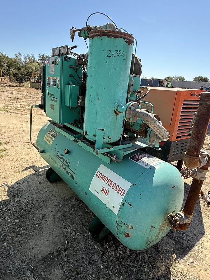 Used SULLIVAN PALATEK 50DG AIR COMPRESSOR 