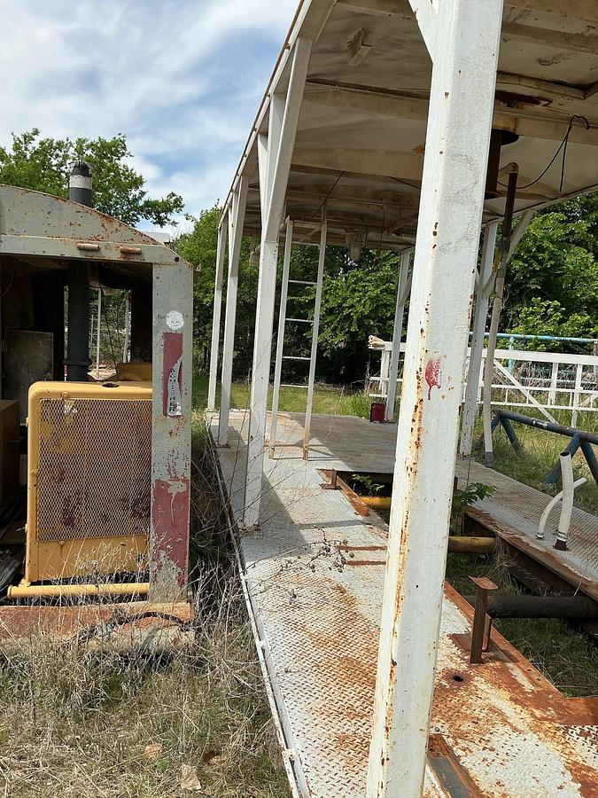 Used Empty Generator Shed on Skids