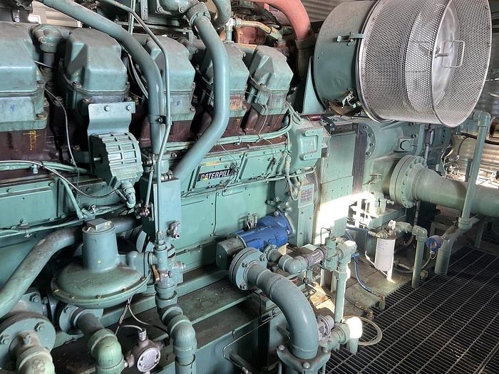 Used 2005 Cat Frick TDSH355L Caterpillar G3512LE Screw Compressor Package