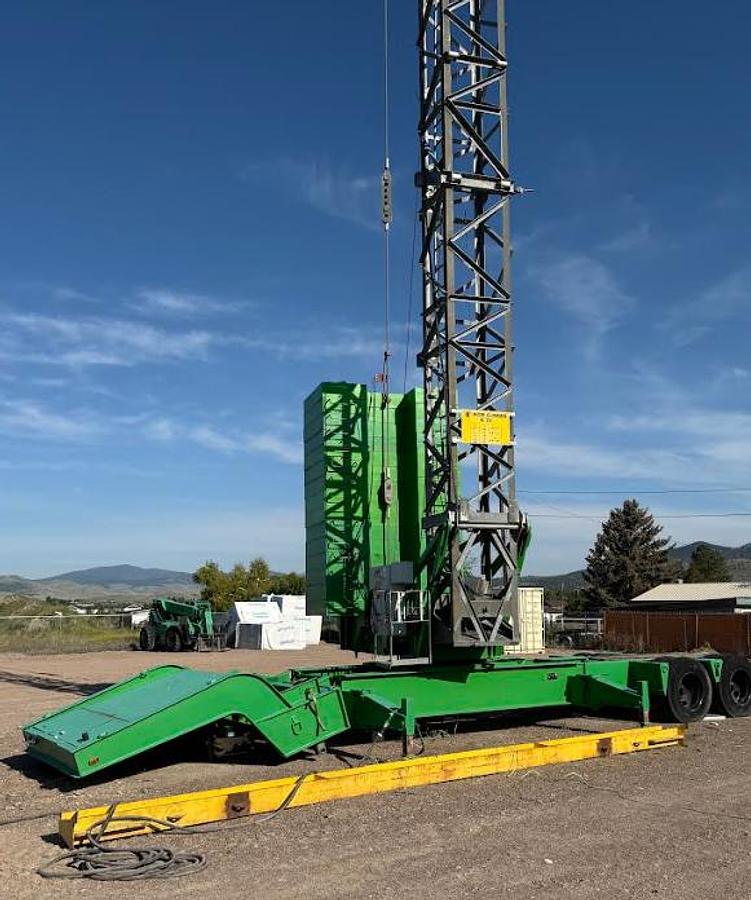 Used 2006 Koenig K-70 4.4-Ton Self-Erecting Tower Crane