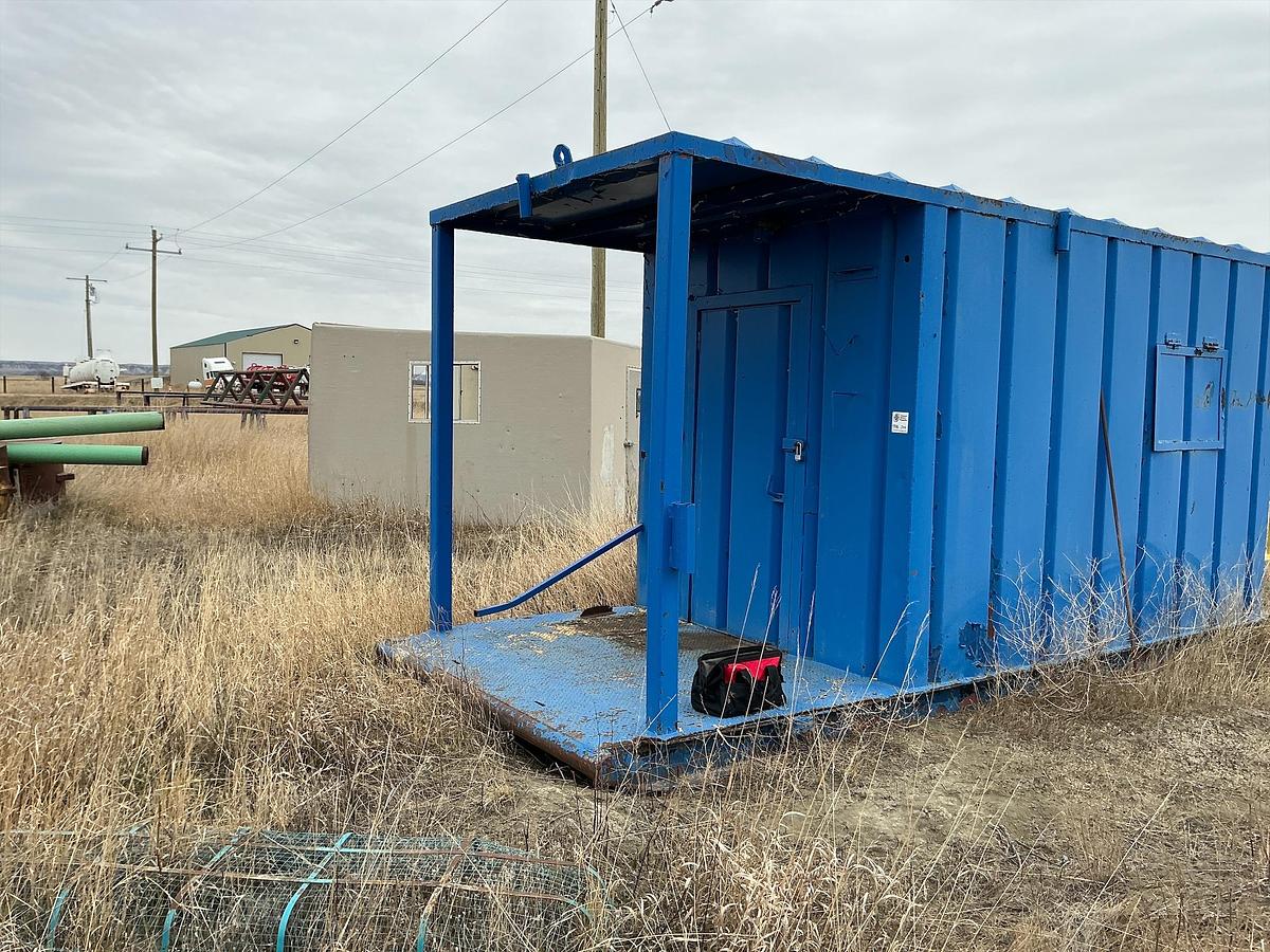 Used Welded Steel Shed