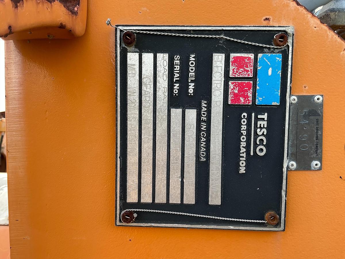 Used Tesco 500 Ton Top Drive DC Electric